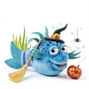 Pout Pout Fish Halloween Adventure Childrens Book Kindle-0