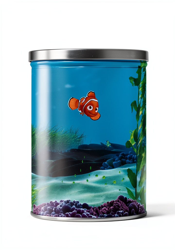 'Disney childrens fish book cover on a Kindle device'