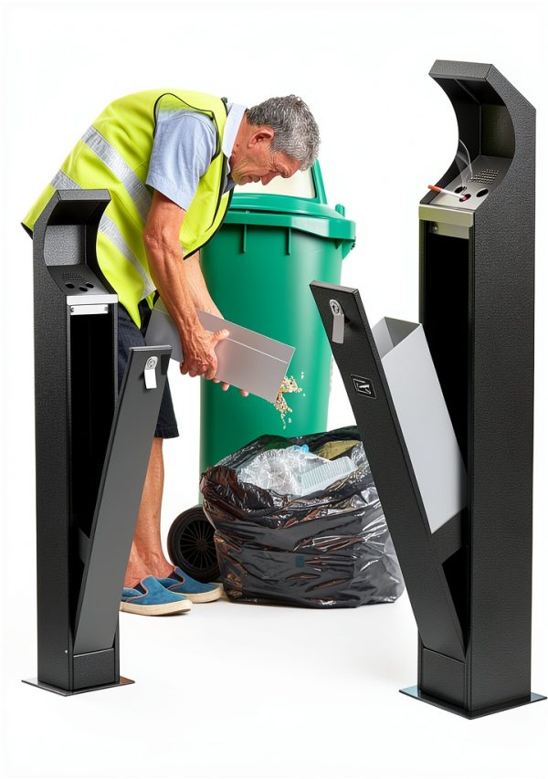 Commercial Smoking Receptacle Guanpin Modern Black-0