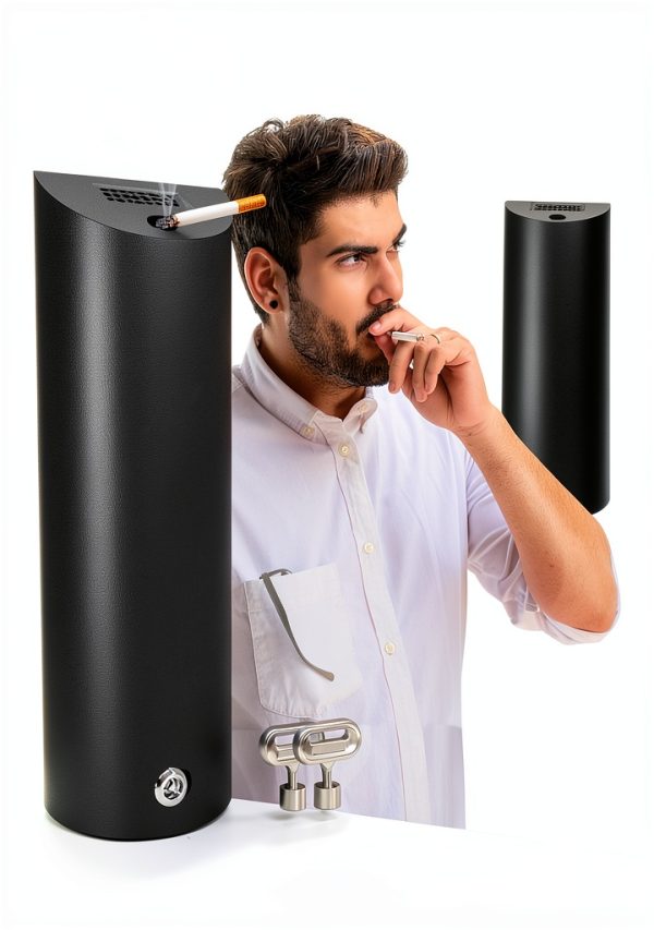 Guanpin Outdoor Cigarette Receptacle Rust Prevention-0