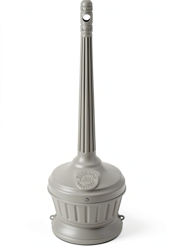 Commercial Zone Beige Plastic Smoking Receptacle-0