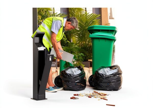 Numeroustar Outdoor Counterweight Ashtray-5