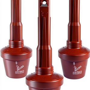 VILBLE Outdoor Ashtray Brown 4 Pack-0