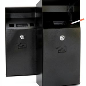Galvanized Sheet Outdoor Cigarette Butt Receptacle Generic-0