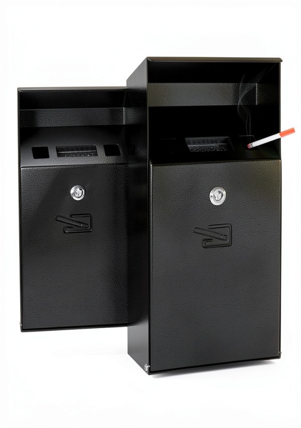 Galvanized Sheet Outdoor Cigarette Butt Receptacle Generic-0