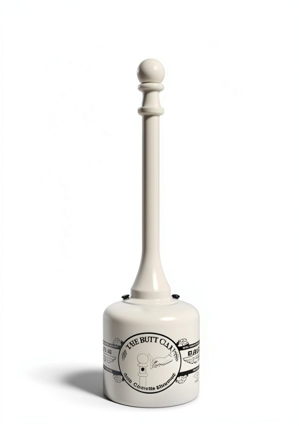 Eagle Manufacturing Galvanized Steel Ashtray-1