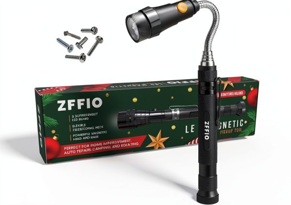 ZFFIO Magnetic Pickup Tool 22‑Inch Telescoping Grabber for Men Gifts-0