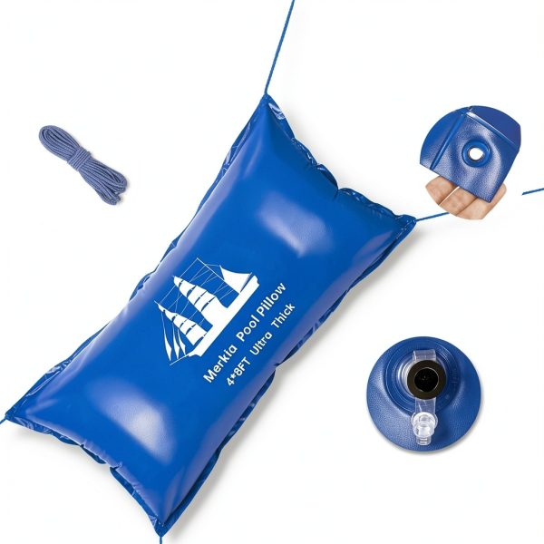 Pool Pillows for Above Ground Pool，4 x 8Ft, Winterize Pool Closing Kit Winter Pool Cover Pillow, Ultra Thick & Durable Resistant 0.4mm PVC Material Air Pillow for Winterizing-1