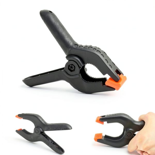 16 Pack Pool Cover Clips for Above Ground Pools Spring Clamps for Backdrop Woodworking, 4.5inch Heavy Duty Clamps for Winter Pool Cover Tools Crafts Photography, Pool Wind Guard Large Plastic Clip-4