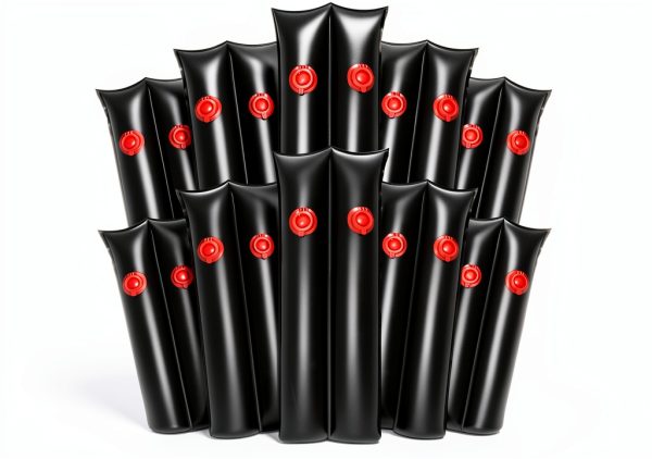 8Ft Pool Water Bags 10 Pack Black Heavy Duty PVC Pool Cover Weights by-0